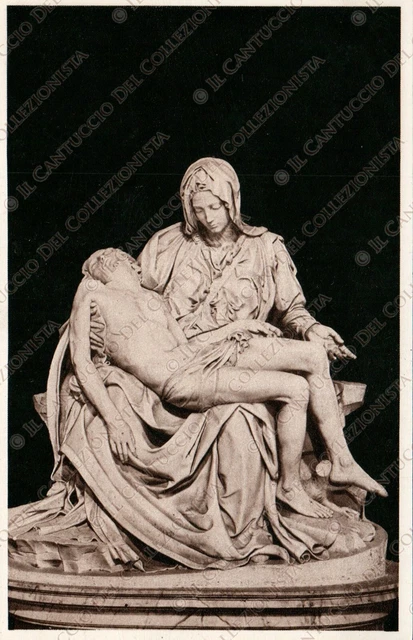 MICHELANGELO Roma Basilica di San Pietro La Pietà Cartolina