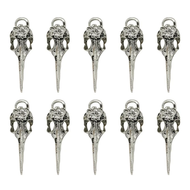 30 Stück Legierung Schädel Anhänger Charms DIY Schmuck Herstellung Zubehör für