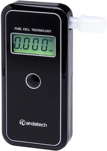 Andatech Alcosense Stealth Fuel Cell Australian Standard Personal Breathalyser