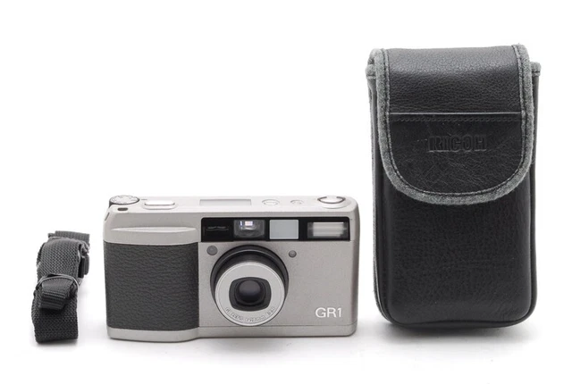 LCD Works [MINT] Ricoh GR1 Silver Point & Shoot Compact Film Camera JAPAN