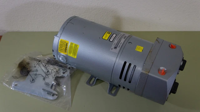 Gast 0523-V191Q-G582DX Compressor / Rotary Vane Vacuum Pump , 1/3 HP , 5CFM