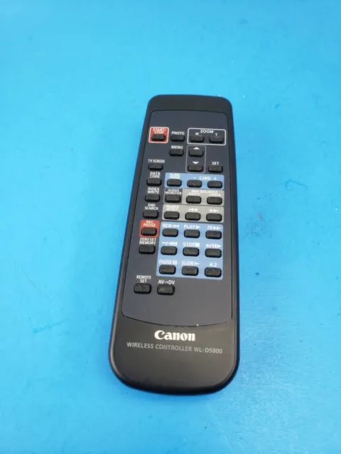 Genuine Canon WL-D5000 XL and XH Series Camcorder Remote, Tested Working