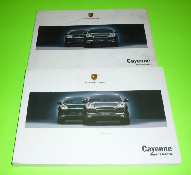 2004 Porsche Cayenne Owners Manual Guide 04 V6 V8 S Awd