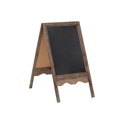 YASTA Lavagna con gessetti Bambini Legno Nera lavagnetta da Parete 33x40 promemoria 