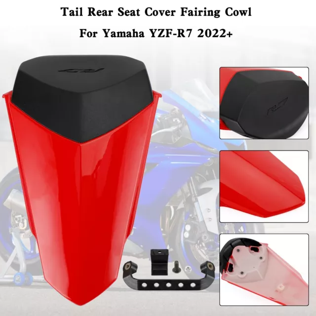 Tail Rear Seat Cover Fairing Cowl For YAMAHA YZF-R7 YZF R7 2022-2023 Red BG