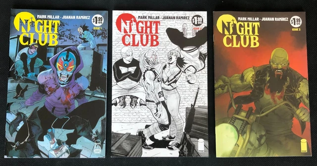 Night Club Image Comics 3 Issue Collection Mark Millar & Juanan Ramirez