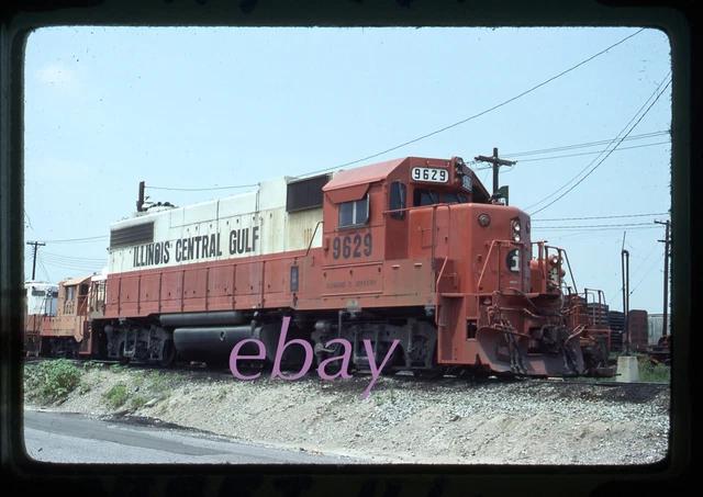 Orig Slide Illinois Central Gulf ICG #9629 GP38-2 1976