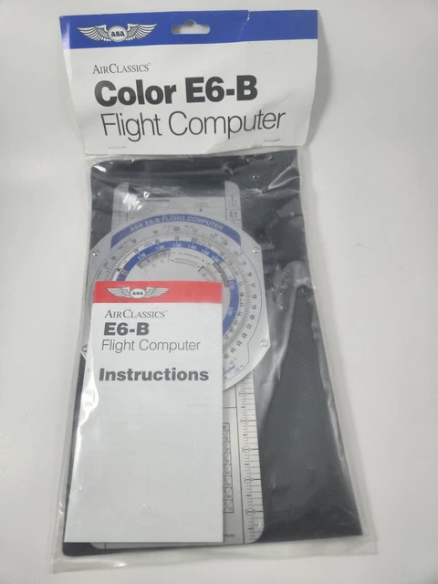 ASA Metal E6-B Flight Computer (ASA-E6B) (Aluminum) Full Sized New Unopened