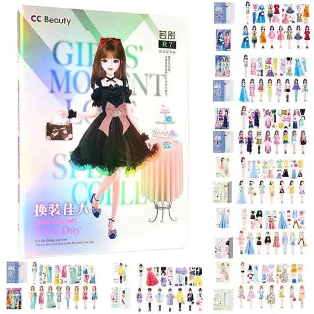 Magnetic Paper Dolls Dress Up Dolls for Girls  Pretend Play Travel Playset Toy
