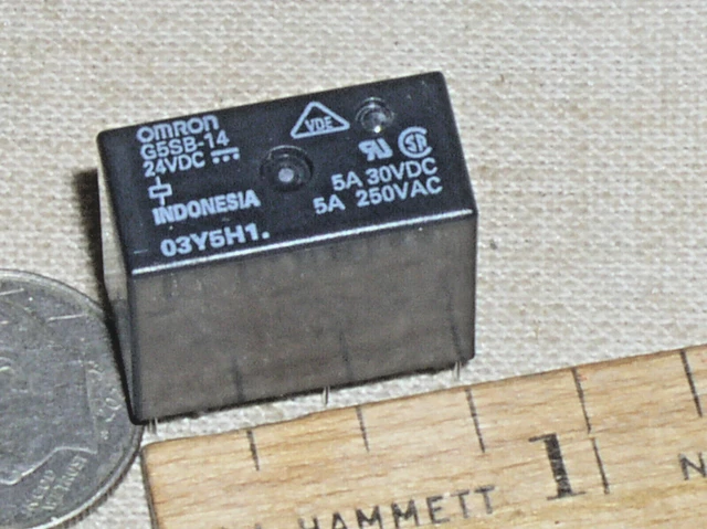 G7Z-4A-11Z DC12 | Relé Sin Enclavamiento Omron G7Z De 4 Polos, 4PST-NA, Bobina 12V Dc, 40A - Foto 14