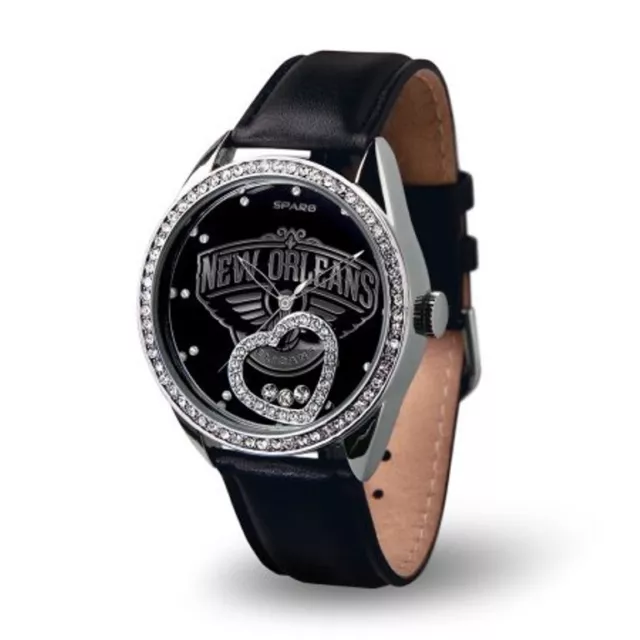 Sparo Nba New Orleans Pelicans Beat Women's Watch Black