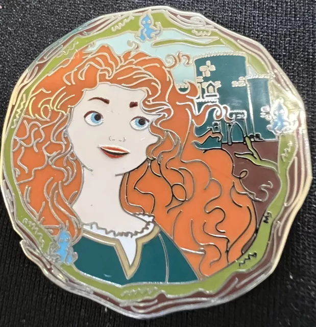 New Disney PINS Parks Princess Mystery Box Pin 2022 Castle Frame Merida Brave