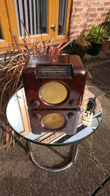 Bush DAC90A 1950 BAKELITE LW/MW RADIO GUTER FUNKTIONSZUSTAND