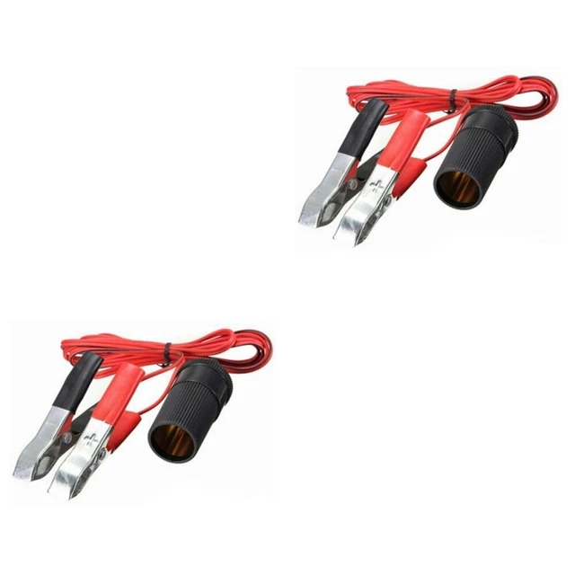 2pcs 1pcs 1,5 m de batterie Terminal Clip Clip-on Light Pobit Adapter