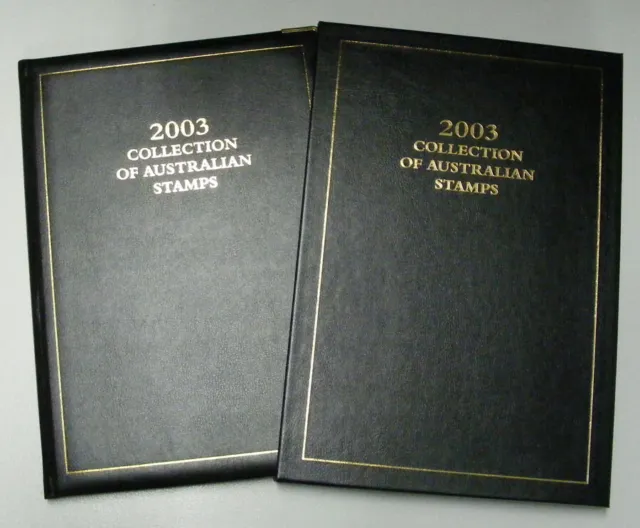 Australia Post 2003 Leather Year Album collection PO Cost $89.95 Retail $160 MUH
