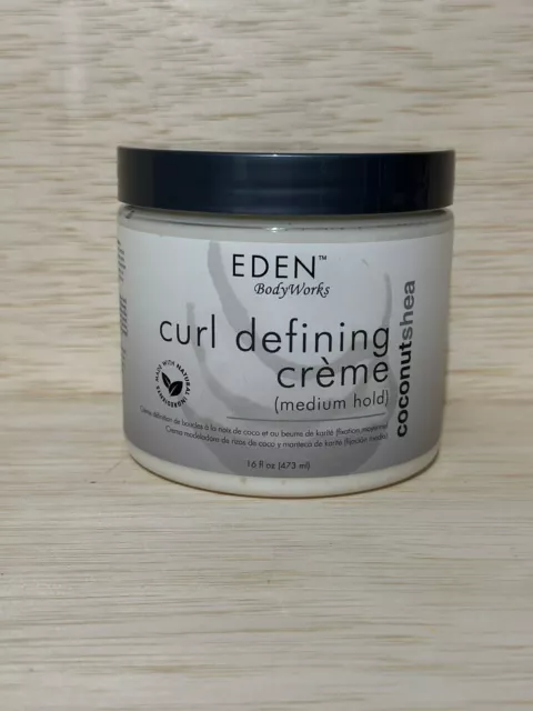 EDEN BODYWORKS Coconut Shea Natural Hair Curl Defining Crème Med Hold 16 Oz