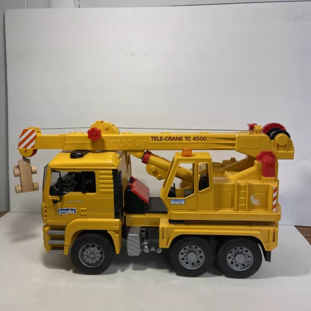 Bruder Tele Crane TC 4500 - TGA 41.440 - MAN Toy Truck - Made In