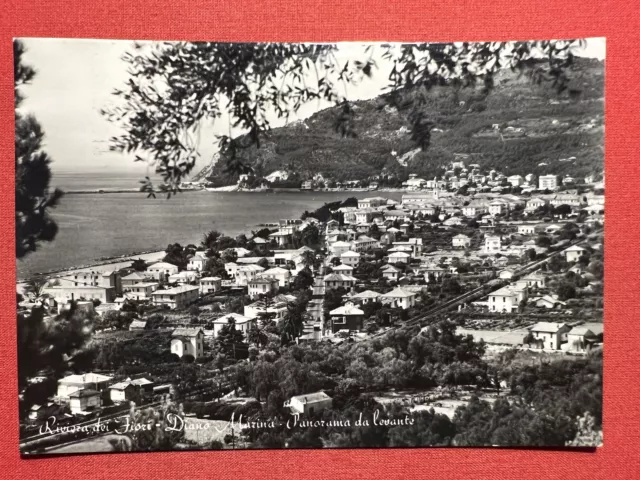Cartolina - Riviera dei Fiori - Diano Marina - Panorama da Levante - 1956