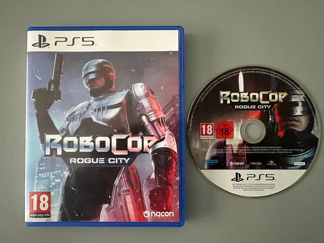 Custodia Ricambio Per RoboCop Rogue City Su PS5 – Solo Custodia, Senza Gioco