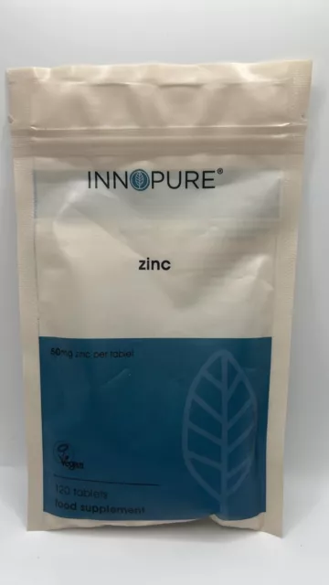 INNOPURE Zinc Tablets 50mg, 120 tablets