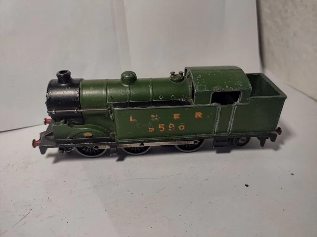 Rare Hornby Dublo 0-6-0 LNER Tank Loco No 9536 - Green EDL7 Unboxed -   Working