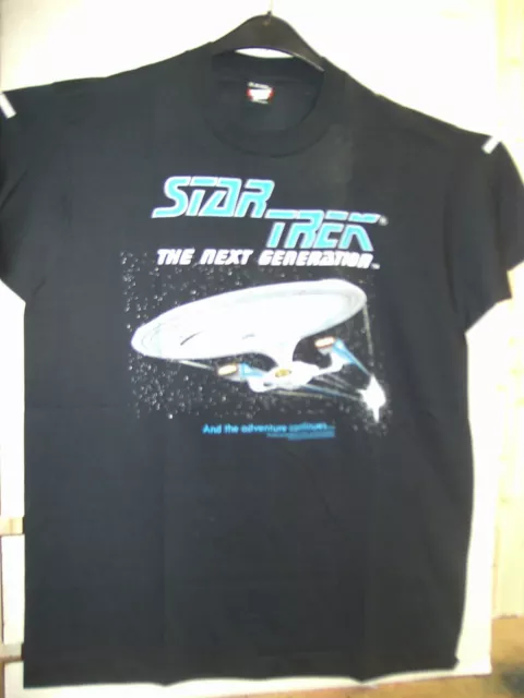 Vintage T-Shirt: Star Trek NG USS Enterprise NCC-1701D (XL) (USA, 1991)