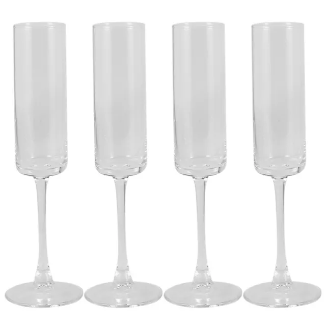 Ensemble de 4 FlûTes à Champagne en Verre, Ensemble de 4 Verres à Champagne9610