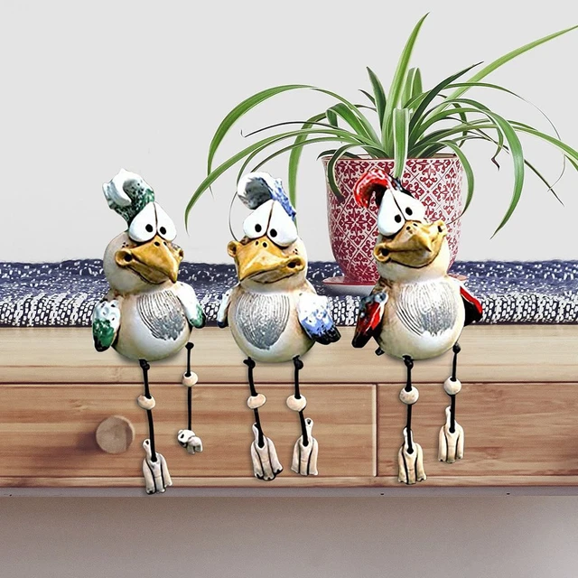 Backyard Decoration Funny Chicken Courtyard Chicken Decoration Garden Statues 6