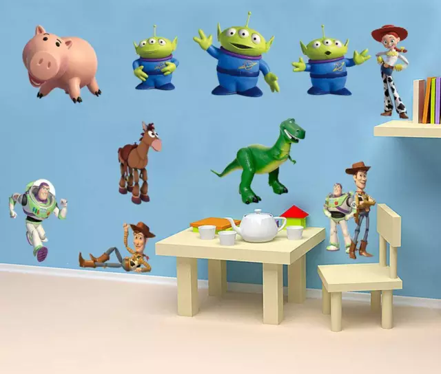 TOY STORY SET 10 Characters Decal Removable WALL STICKER Home Decor Art 1 2 3 4