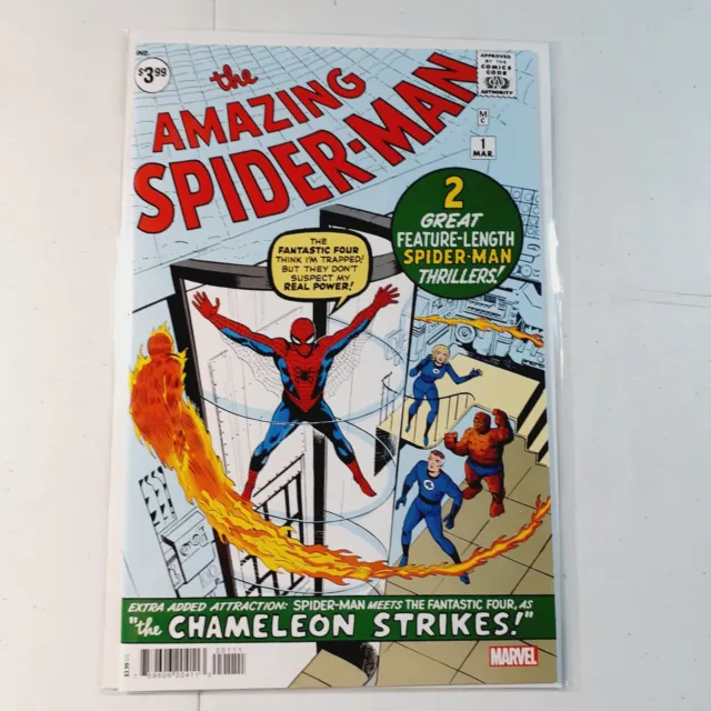 Marvel Comics "Amazing Spider-Man" Issue #1 Facsimile Edition (NM 9.4) 2022