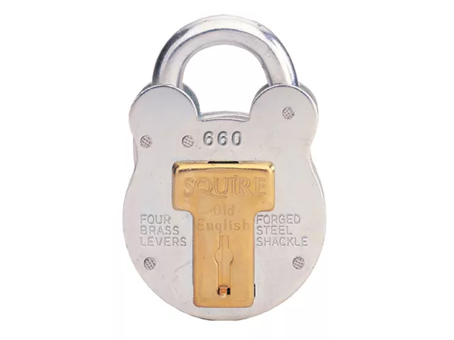 Squire 660 Old English Padlock with Steel Case 64mm HSQ660