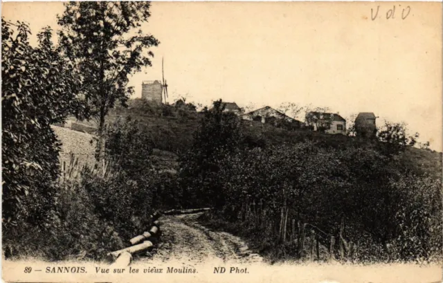CPA CANOIS - View of the old mills (519287)