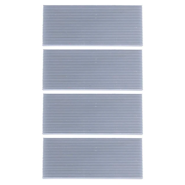 4 x refrigeratori in alluminio per transistor Verstarker 100X41X8 mm HR1W7