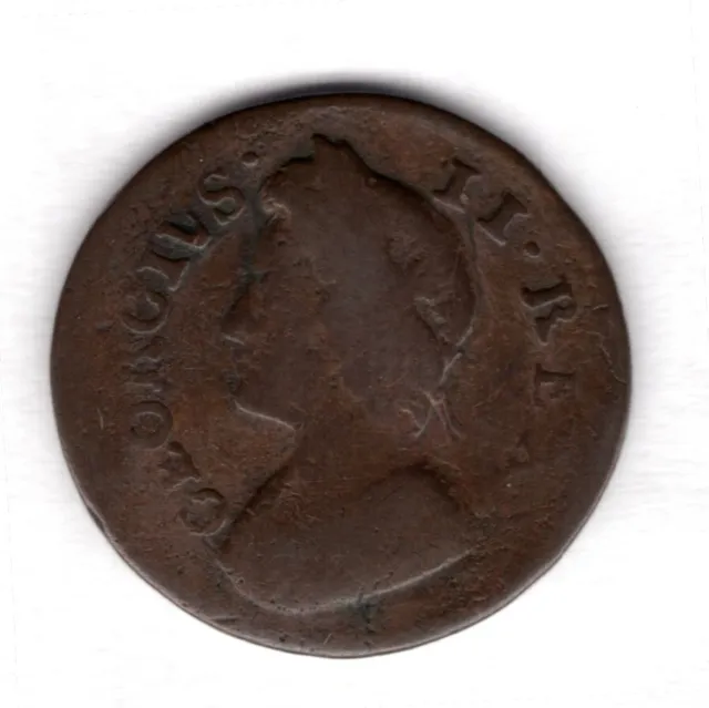 Great Britain, George I, Farthing 1736.                                 DY15703
