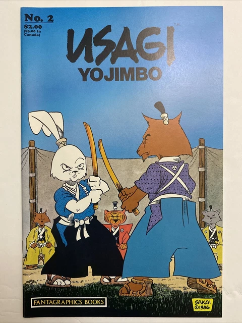 Usagi Yojimbo #2 VF+/NM (1986-1992) Fantagraphics Comic Books Stan Sakai (Vol.1)