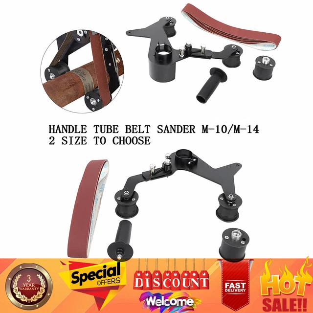ANGLE GRINDER PIPE and Tube Belt Sander Attachment Kit Stainless