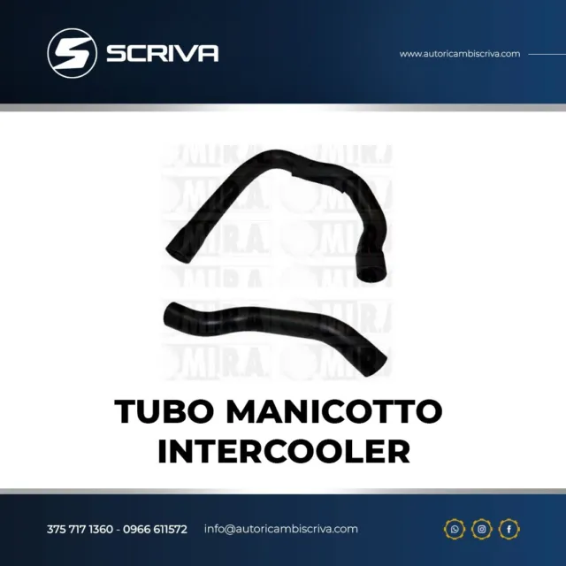Tubo Manicotto Superiore + Inferiore Intercooler Alfa Romeo 147 1.9 Jtd Jtdm
