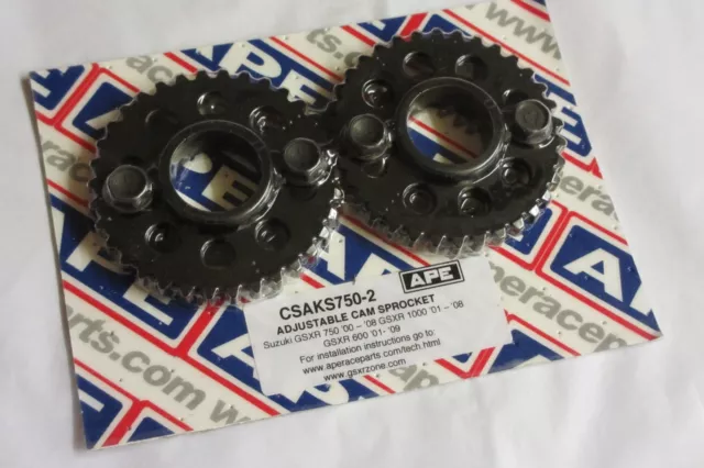 Suzuki GSXR750 00 to 16 APE Adjustable camshaft sprockets. pr.