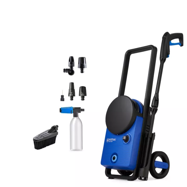 Jet Core 130 Bike & Auto Pressure Washer with Car Cleaning Accessories Nilfisk