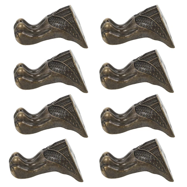 10 piezas Box Corner Protector aleación de zinc retro caja de joyas pie esquina calentador