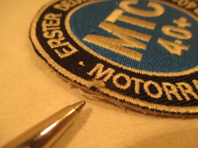 Mc 40 Ev Motard Moto Club Tissu Patch Patches 3