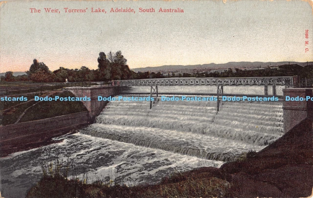 R184740 The Weir. Torrens Lake. Adelaide. South Australia. 2089 M. C