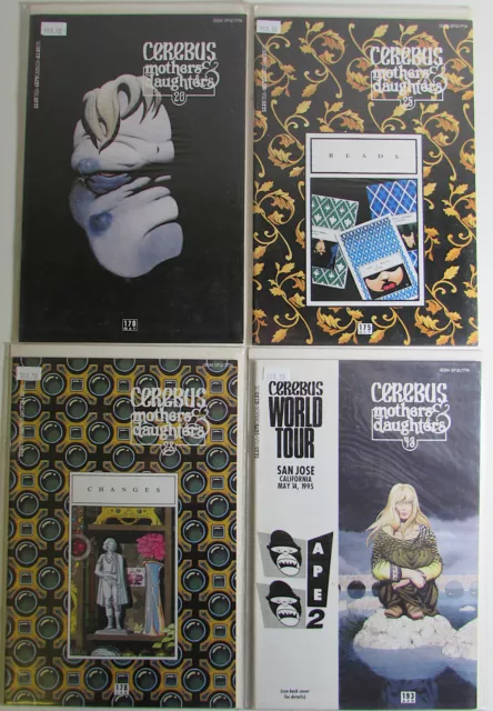 Cerebus Lot of 4 #170175178193 Aardvark-Vanaheim (1993) NM 1st Print Comic Books