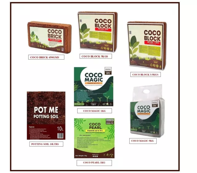 Coco Coir Brick | Organic | Coconut Fibre | 100% Natural | Reptile Friendly |