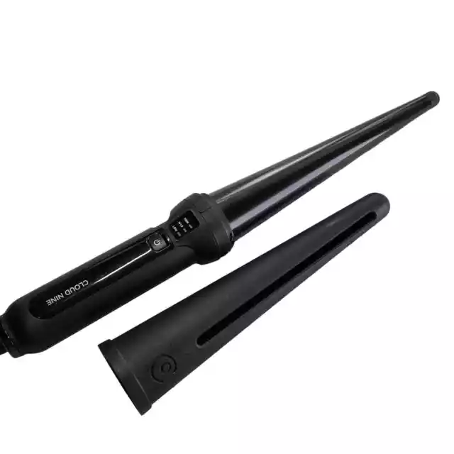 Cloud Nine Black 60W Corded Ceramic 25mm Barrel Shape Hair Curling Wand