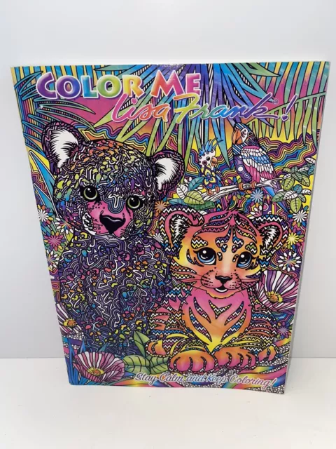 Lot Of 4 Adult Coloring Books - Baby Animals - Cats & Dogs - Quotes - Lisa  Frank