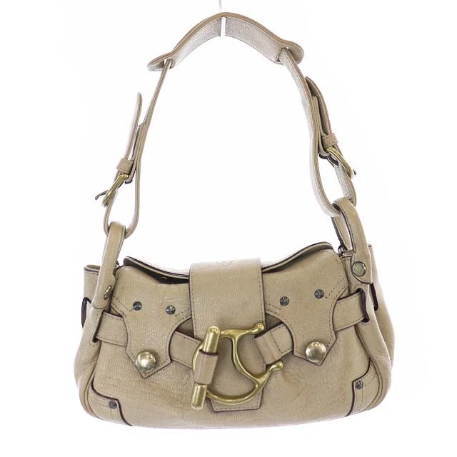 Tofu Roadstone Loadstone Handbag One Shoulder Leather Tea Brown /Mf Os Women