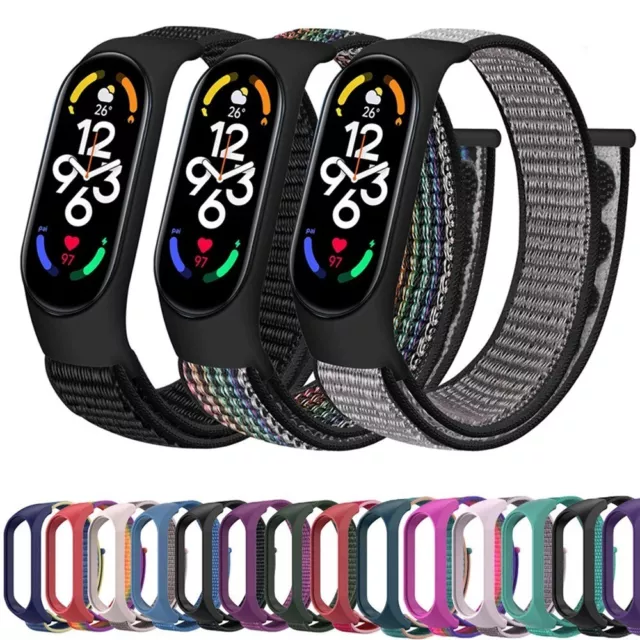 Bracelet En Nylon Pour Xiaomi Mi Band 7/6/5/4-3 Multi-couleur Petit Prix.