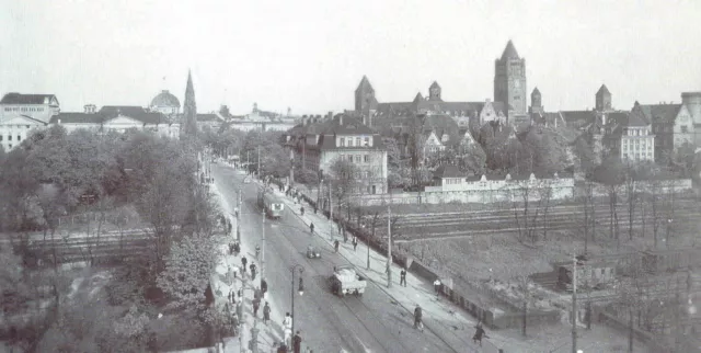Posen/ Poznań- Die Theaterbrücke 1932
