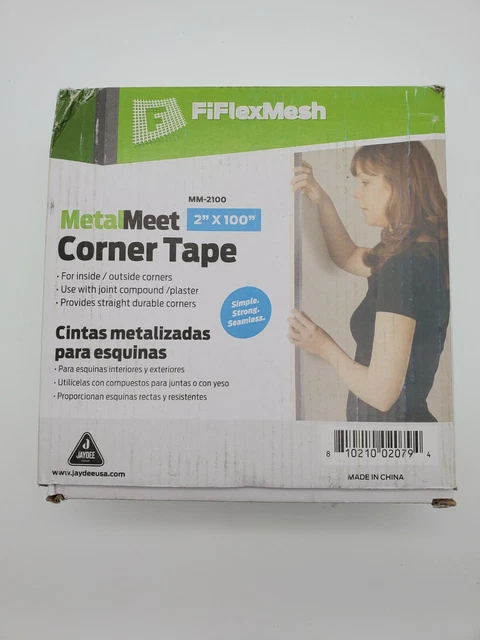 MetalMesh Corner Tape 2" x 100" Drywall, FiFlexMesh MM-2100